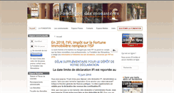 Desktop Screenshot of fondationdesmonasteres.org